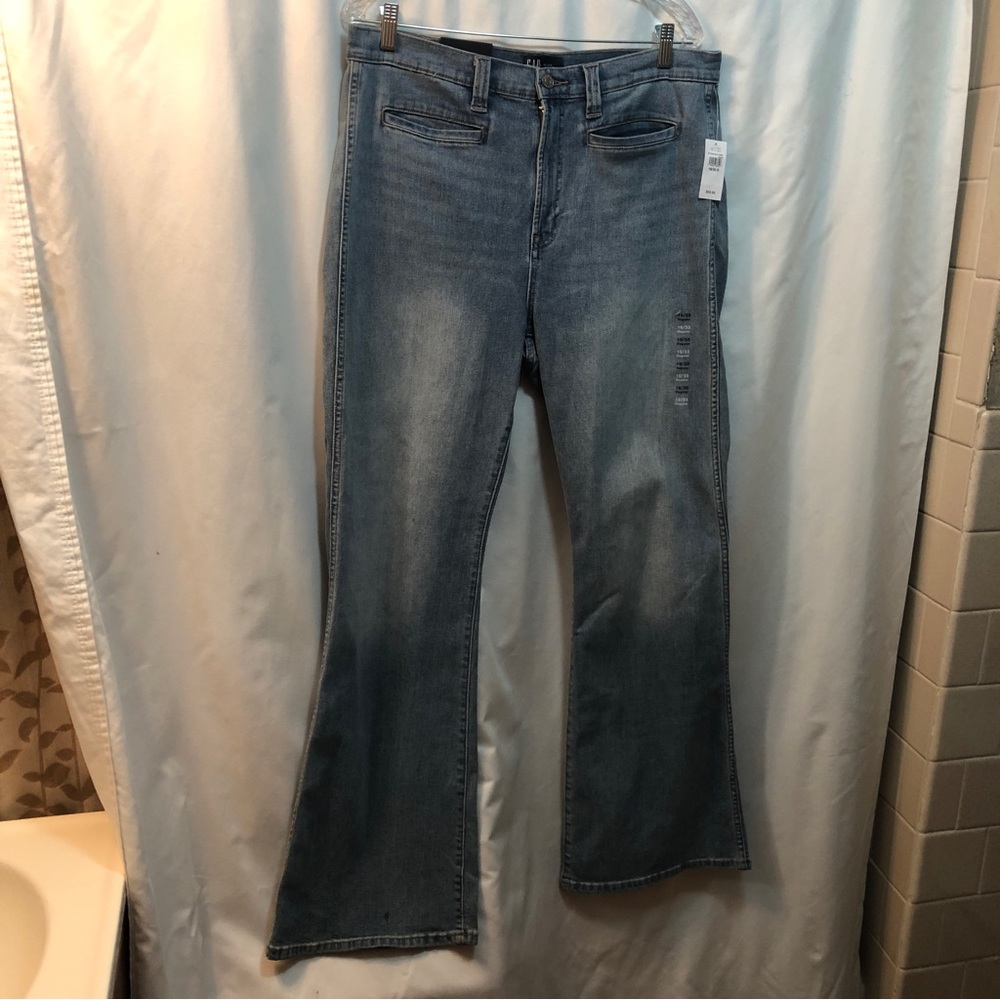 NWT - GAP Denim - High Rise Flare - Size 16R